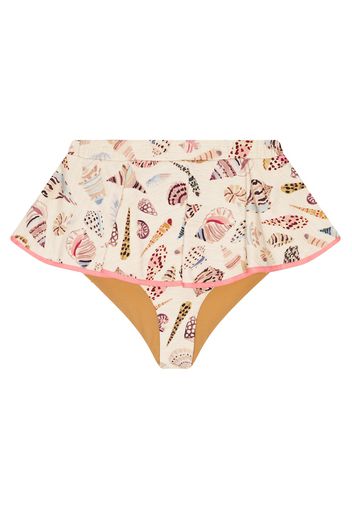 Slip bikini Piana con stampa