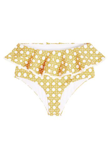 Slip bikini Aman con volant