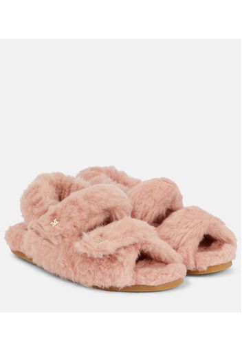 Sandali Sandya in shearling