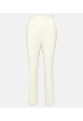 Pantaloni slim Nepeta in misto lana