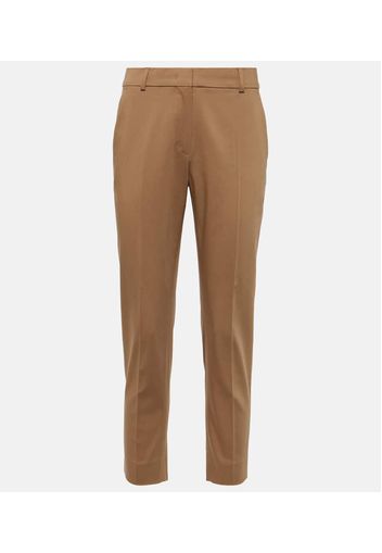 Pantaloni cropped Lince in cotone