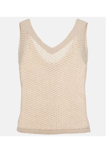 Tank top Arrigo in maglia di misto cotone