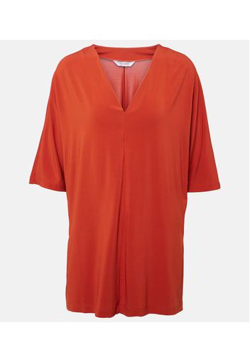 Blusa Linfa in crêpe di jersey