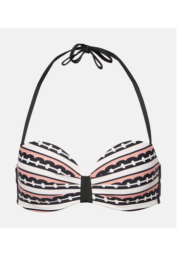 Top bikini Alaska con stampa