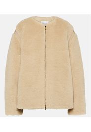 Giacca Panno in shearling di alpaca