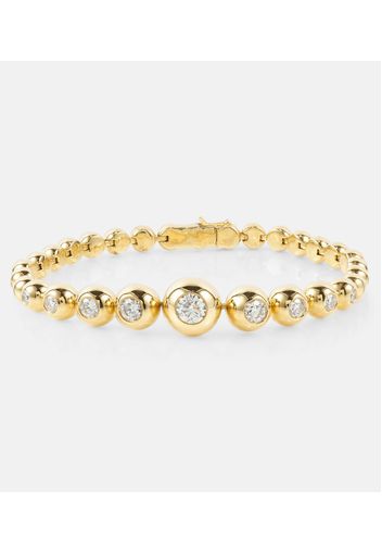 Bracciale Audrey Graduated in oro 18kt con diamanti