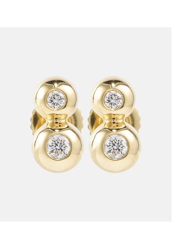 Orecchini Audrey Small in oro 18kt con diamanti