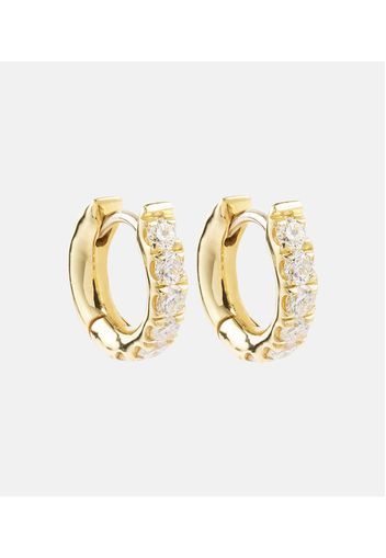 Orecchini Honey Small in oro 18kt con diamanti