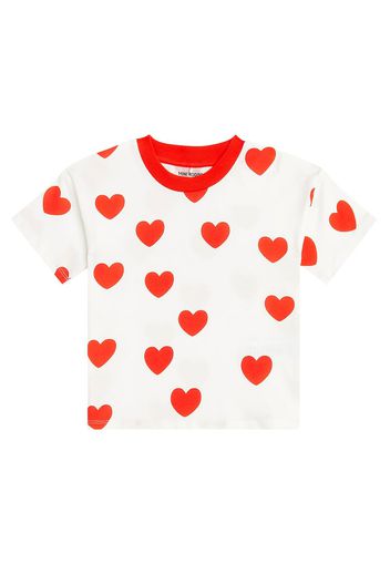 T-shirt Hearts in jersey di cotone