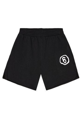 Shorts in cotone con logo