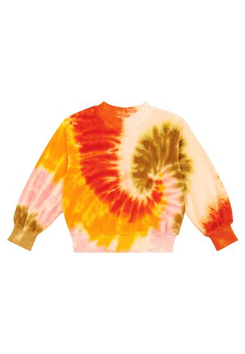 Felpa Marge tie-dye in velluto