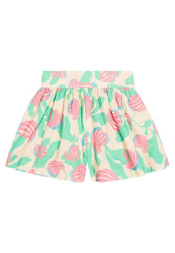 Shorts Up in cotone con stampa