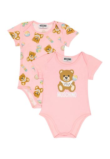 Baby - Set di 2 body in cotone con stampa