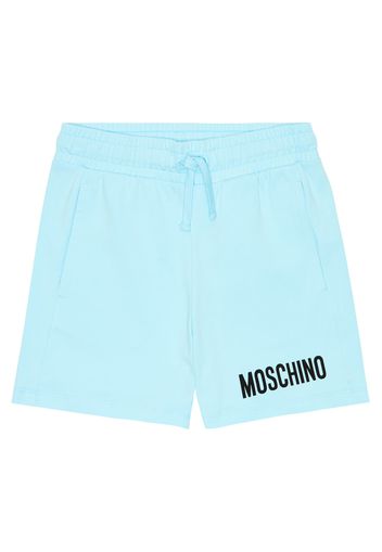 Shorts in misto cotone con logo