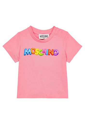 Baby - T-shirt in misto cotone con logo