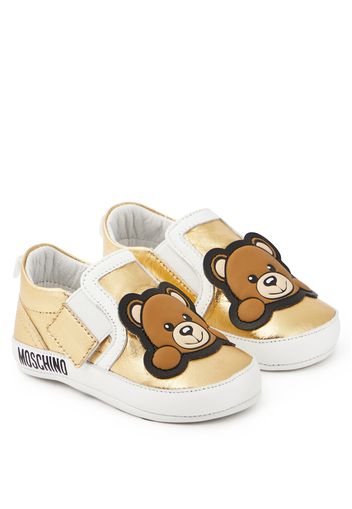 Baby - Sneakers in pelle metallizzata