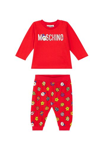 Baby - Set di top e pantaloni in cotone