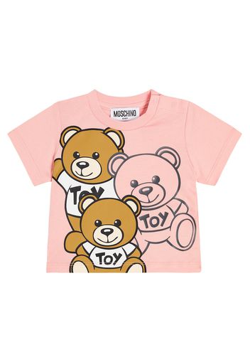 T-shirt Teddy Bear in jersey di cotone