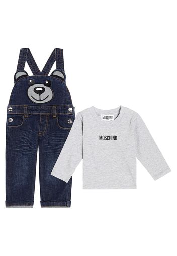 Baby - T-shirt e salopette Teddy Bear