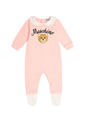 Baby - Tutina Teddy Bear in jersey di misto cotone