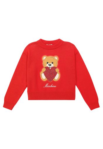 Pullover Teddy Bear in cotone e lana