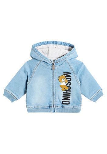 Baby - Giacca di jeans imbottita con logo