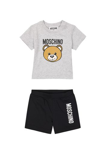 Baby - T-shirt e shorts in cotone con stampa