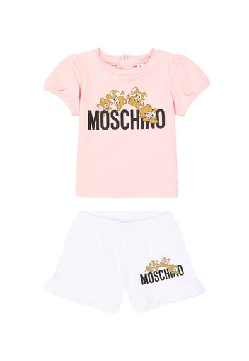 Baby - T-shirt e shorts in cotone con stampa