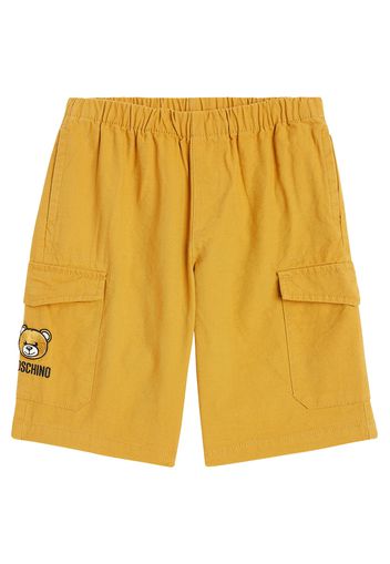 Shorts cargo Teddy Bear in misto cotone