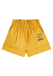 Shorts Teddy Bear in cotone a vita alta