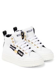 Sneakers in pelle con logo