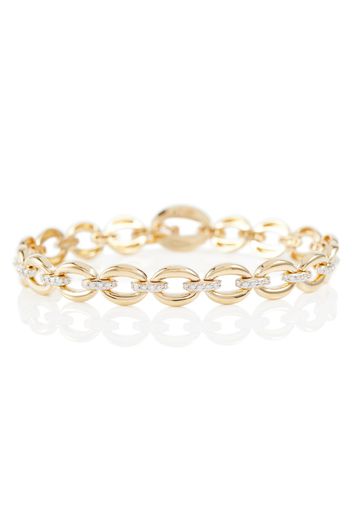 Bracciale Catena in oro 18kt con diamanti