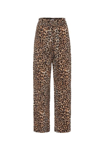 Pantaloni Luma a stampa leopardata