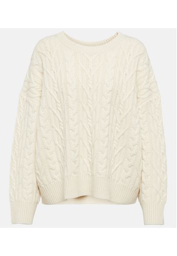 Pullover Giton in cashmere a trecce