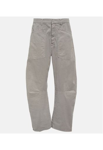 Pantaloni Shon in twill di lana