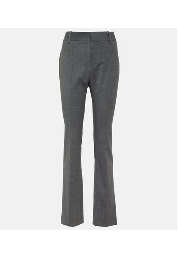 Pantaloni slim Evan in misto lana