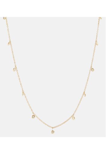 Collana Micro Nesting Gem in oro 18kt con diamanti