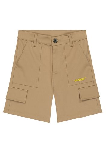 Shorts cargo Helvetica in cotone