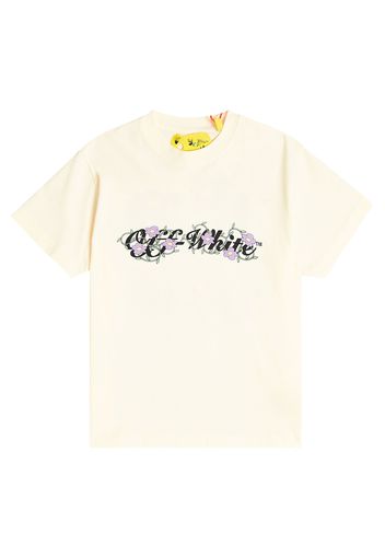 T-shirt in cotone con logo