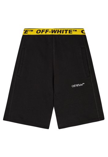 Shorts in cotone con logo