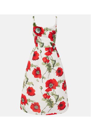 Abito midi Poppy con ricamo