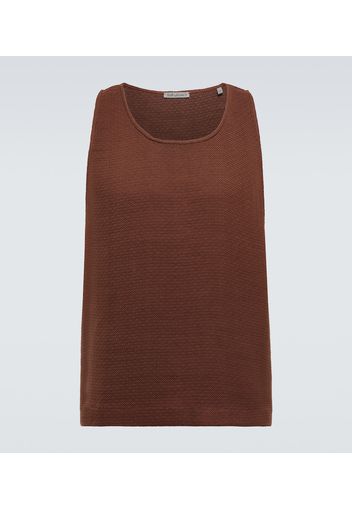 Tank top in maglia di cotone