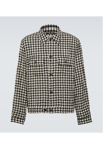 Giacca camicia Coach in in misto cotone a quadri