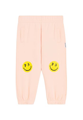 Pantaloni sportivi in jersey di cotone in Rosa - Palm Angels Kids