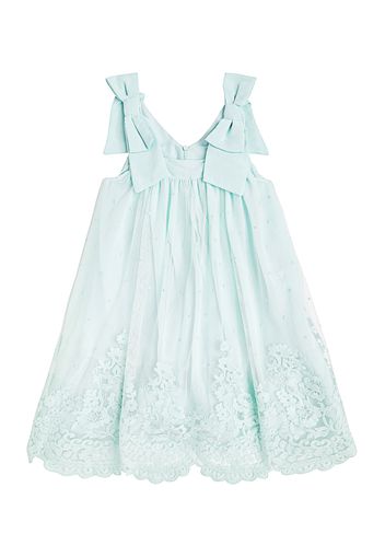 Abito in tulle con ricamo