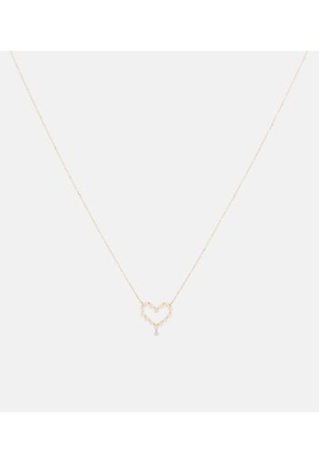 Persée Collana in oro 18kt con diamante e perle