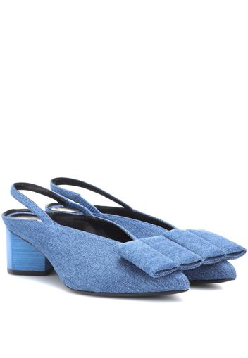 Pumps slingback Obi in denim