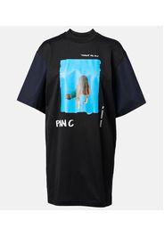 Abito corto in cotone