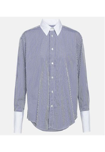 Camicia in cotone a righe