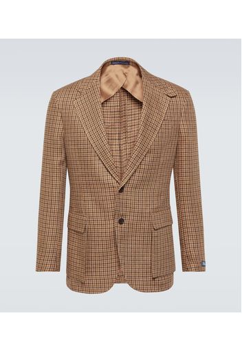 Blazer in lino e seta